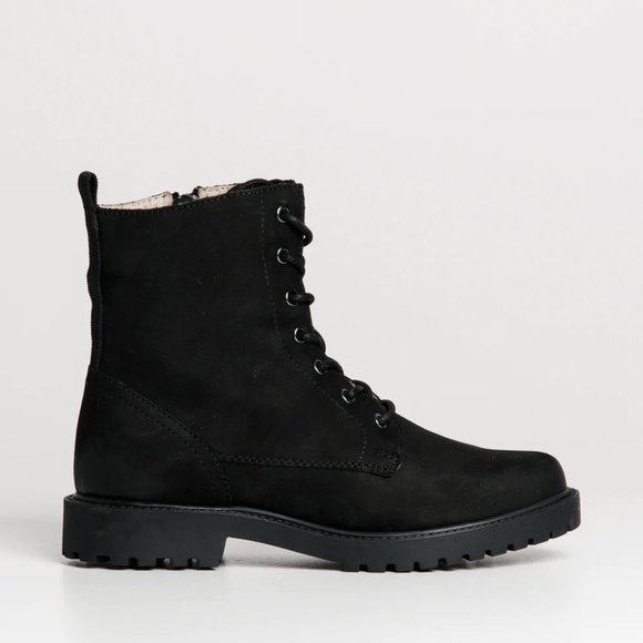 WOMENS BLACK OKER DOLLY BOOT - Picture 1 of 3
